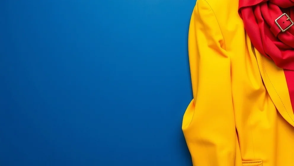 Skapa en balanserad outfit med starka färger